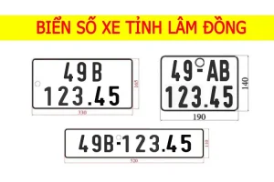 Biển số xe Lâm Đồng áp dụng từ ngày 01/7/2025