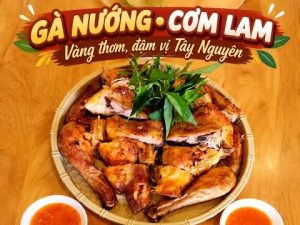 Cơm Lam Gà Nướng Tây Nguyên